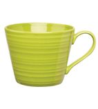 Image of Art de Cuisine Rustics GF701 Green Snug Mugs 341ml (Pack of 6)