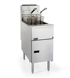 CE-SG14S-NAT 21.5 Ltr Natural Gas Freestanding Single Tank Fryer (2 x Baskets)