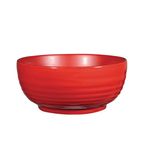 Image of GF706 Red Glaze Ripple Bowls Large (Pack of 4)