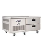 LL2/1HDRW 140 Ltr 2 Drawer Stainless Steel Refrigerated Chef Base