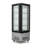 CD400L 400 Ltr Freestanding Flat Glass Refrigerated Cake Display Case