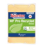 Image of FT635 MF Pro Recycled Microfibre Cloth Yellow (Pack of 5)