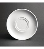 Heritage DW157 Double Well Saucers 163mm White