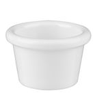 Kristallon T557 Melamine Plain Ramekins White 63mm (Pack of 12)