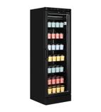 Image of UFSC371G Black 300 Ltr Upright Single Glass Door Black Display Freezer