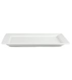 Whiteware C362 Wide Rim Rectangular Platter 400 x 295mm