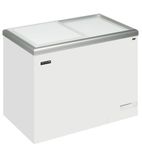 Image of MOBILUX 21 COMBI 226 Ltr Mobile White Display Chest Freezer/Chiller With Glass Lid