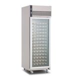 EcoPro G2 EP700G 600 Ltr Upright Single Glass Door Stainless Steel Display Fridge