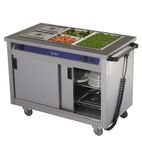BM30MS 1270mm Wide Mobile Hot Cupboard With Bain Marie Top