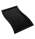 Wave Melamine Platter Black GN 1/1 - GK828