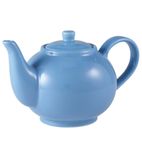 BJ742 Royal Genware Teapot 45cl Blue
