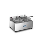 Image of Lynx Prime LPDF2 2 x 5 Ltr Electric Countertop Twin Tank Fryer (2 x Baskets)