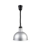DY461 Retractable Dome Heat Shade Silver Finish