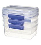 DB725 Klip It Containers 1Ltr (Pack of 3)