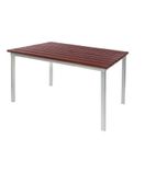 Enviro Outdoor Walnut Effect Faux Wood Table 1250mm - CK812