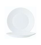 B1361 Plain White Opalware Plate 15cm