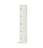 GR306-CL Elite Five Door Manual Combination Locker Locker White