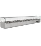TOP2000-14CR 10 x 1/4GN Refrigerated Countertop Food Prep Display Topping Unit