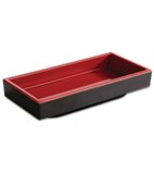 Asia+ Wide Bento Box Red 155mm