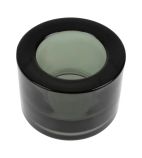 FJ256 Chunky Black Tealight Holders 82mm (Pack of 12)