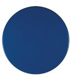 Werzalit Round Table Top Dark Blue 700mm - GR570
