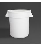 Image of GG792 Polypropylene Round Container Bin White 38Ltr