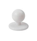 A017 Stud Buttons White (Pack of 12)