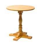 FT496 Oxford Soft Oak Pedestal Round Table 700mm