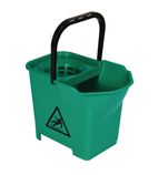 Image of S224 Colour Coded Mop Bucket 14 Ltr Green