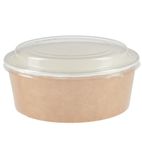 Image of FA374 Recyclable Kraft Salad Pots With Lid Large 1300ml / 45oz (Pack of 150)