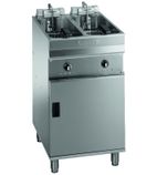 EVO2525 P 2 x 9-10 Ltr Electric Freestanding Twin Tank Fryer With Oil Filtration (2 x Baskets)