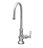 Image of AquaJet AJ-B-1SG6L 1/2 Inch Sink Tap With Lever Control And Swivel Gooseneck Spout