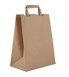 Image of DW628 Compostable Recycled Paper Carrier Bags Large (Pack of 250)