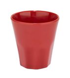 Kristallon CR343 Melamine Plastic Tumblers Red 290ml (Pack of 6)