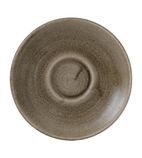 Patina FJ925 Antique Taupe Saucer 6 1/4 " (Pack of 12)