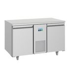 U-Series UA070 281 Ltr 2 Door Stainless Steel Refrigerated Prep Counter