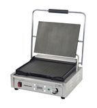 MEP-M-SATFF Electric Single Contact Panini Grill - Flat Top & Bottom