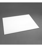 J017 High Density White Chopping Board Large 600x450x12mm
