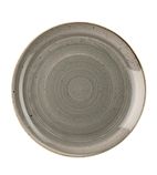 DK554 Round Coupe Plates Peppercorn Grey 217mm (Pack of 12)