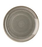 Image of DK555 Round Coupe Plates Peppercorn Grey 165mm