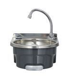Image of BaSix BSX-300-KVS Hand Wash Station With 'Push-Front' Hands-Free Mechanical Operation