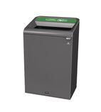 CX962 Configure Recycling Bin with Mixed Recycling Label Green 125Ltr