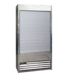 SD75-100SHU-HC 1000mm Wide Stainless Steel Multideck Display Fridge With Roller Shutter