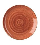 DK537 Round Coupe Plates Spiced Orange 217mm (Pack of 12)