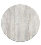 Image of GG504 Pre-drilled Round Table Top Ponderosa White 600mm