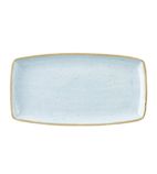Super Vitrified Stonecast DK509 Rectangular Plates Duck Egg Blue 210mm (Pack of 6)
