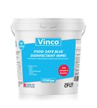 Image of CP127 Vinco-FSWipe Disinfecting Catering Wipe 500 Wipes Blue