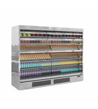 GALAXY+ GP26SS 2580mm Wide Stainless Steel Multideck Display Fridge With Nightblind