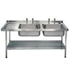 E20616LTPA 1800mm Stainless Steel Sink (Fully Assembled)