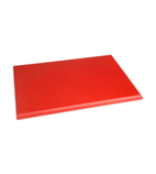 J034 High Density Thick Red Chopping Board Standard 450x300x25mm